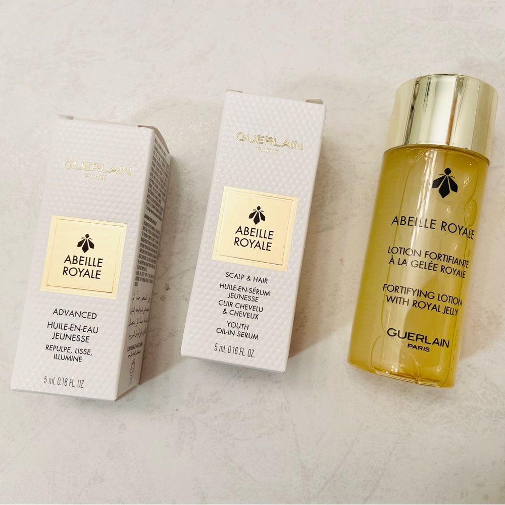 🆕 Guerlain Abeille Royale Skin + Hair Trial Set